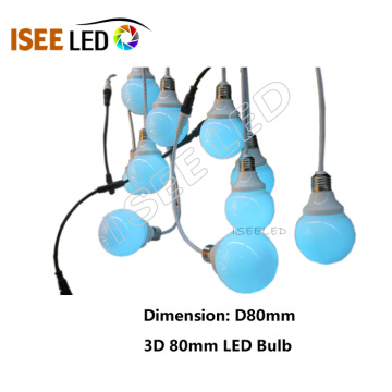 Lumière polychrome d&#39;ampoule de DMX512 RVB LED